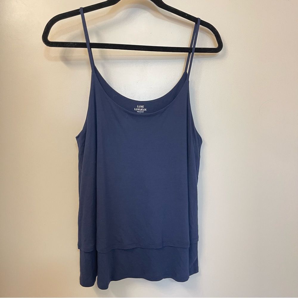 Gap Women’s Top Navy Blue Sz L